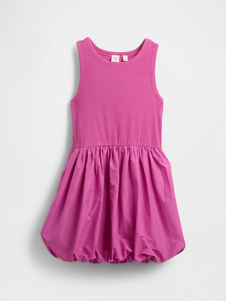 Kids Mixed Media Bubble Dress