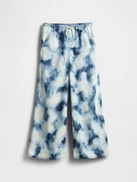 Kids UltraSoft Denim Tie-Dye Easy Baggy Pants