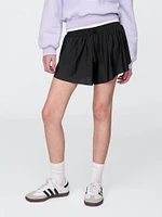 Kids Butterfly-Hem Run Shorts