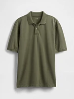 Relaxed Pique Polo Shirt Shirt