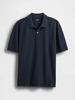 Relaxed Pique Polo Shirt