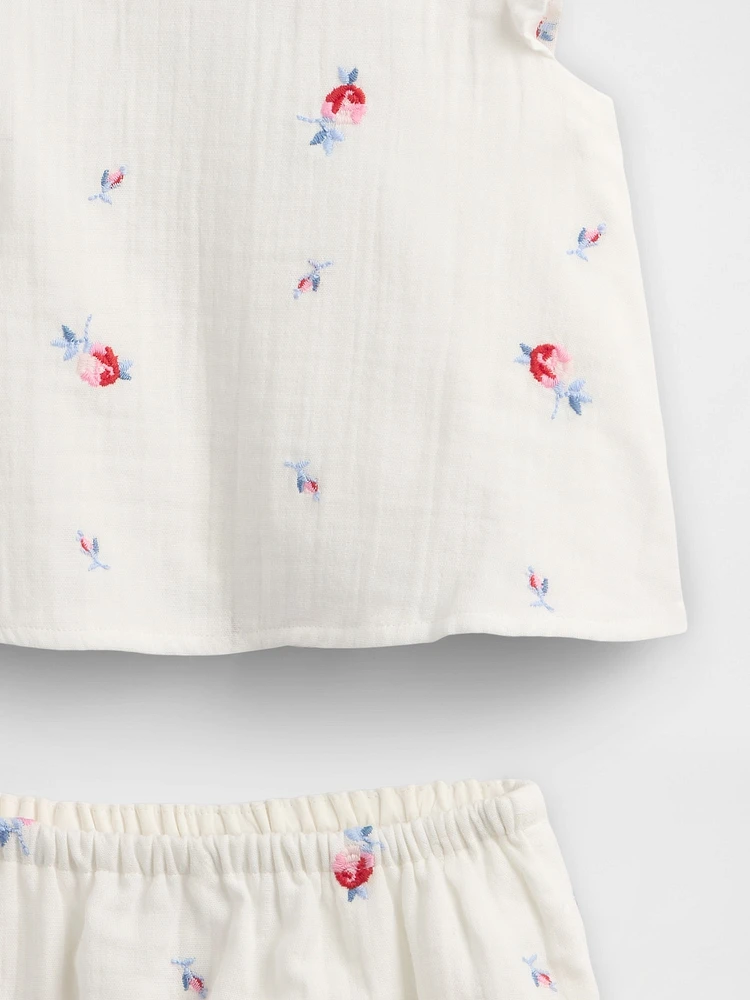 Baby Crinkle Gauze Outfit Set