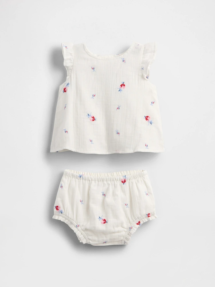 Baby Crinkle Gauze Outfit Set