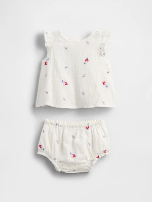 Baby Crinkle Gauze Outfit Set
