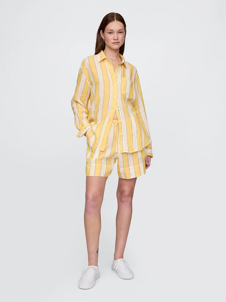 100% Linen Oversized Shirt