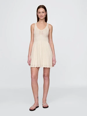 Crochet Mini Dress