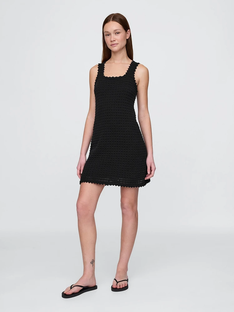 Crochet Mini Dress