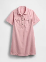 UltraSoft Denim Popover Mini Dress