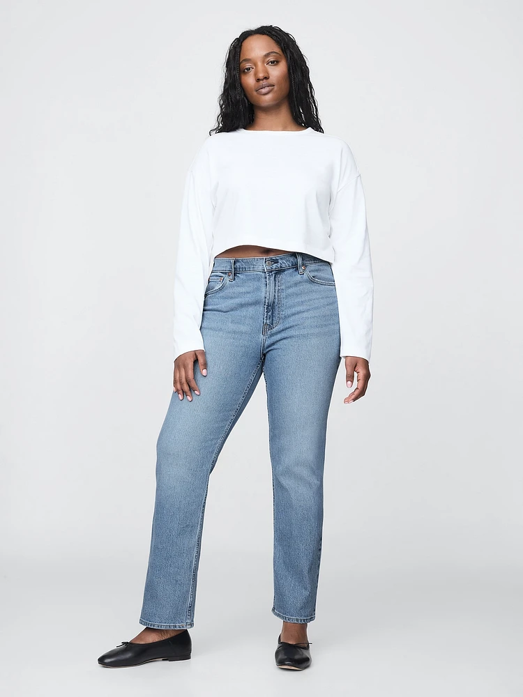 High Rise ’90s Straight Jeans