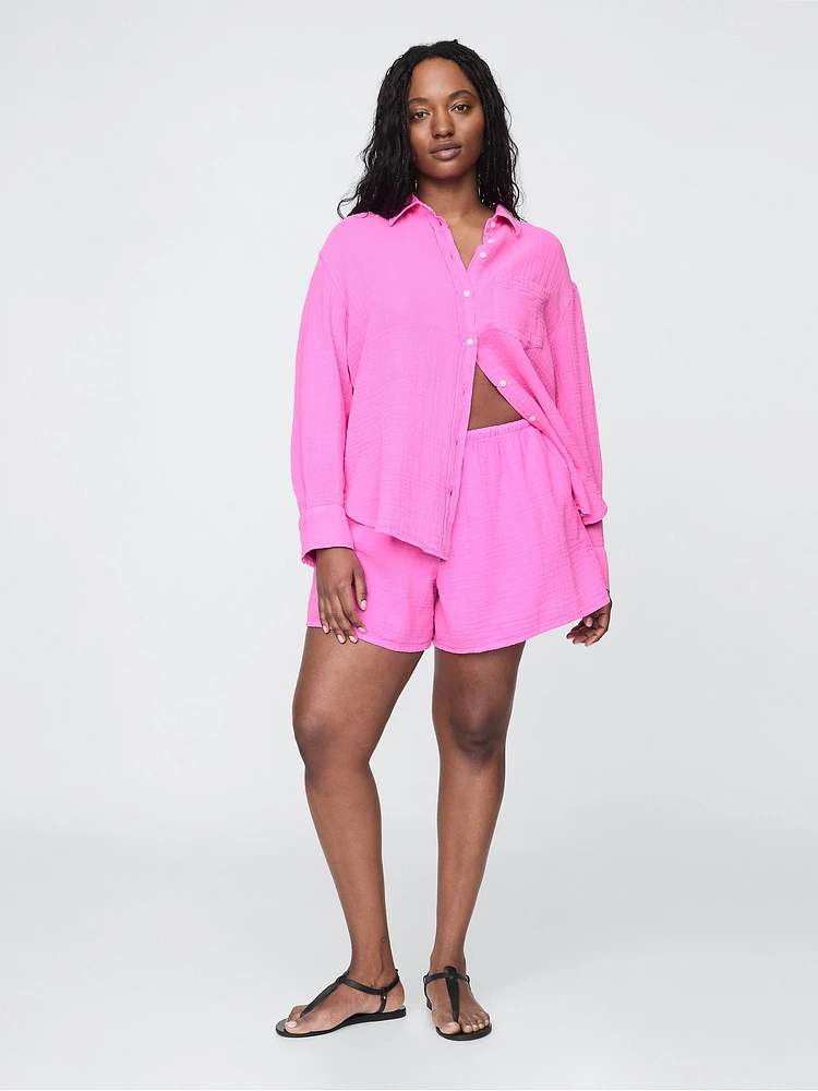 Cotton Gauze Easy Shorts