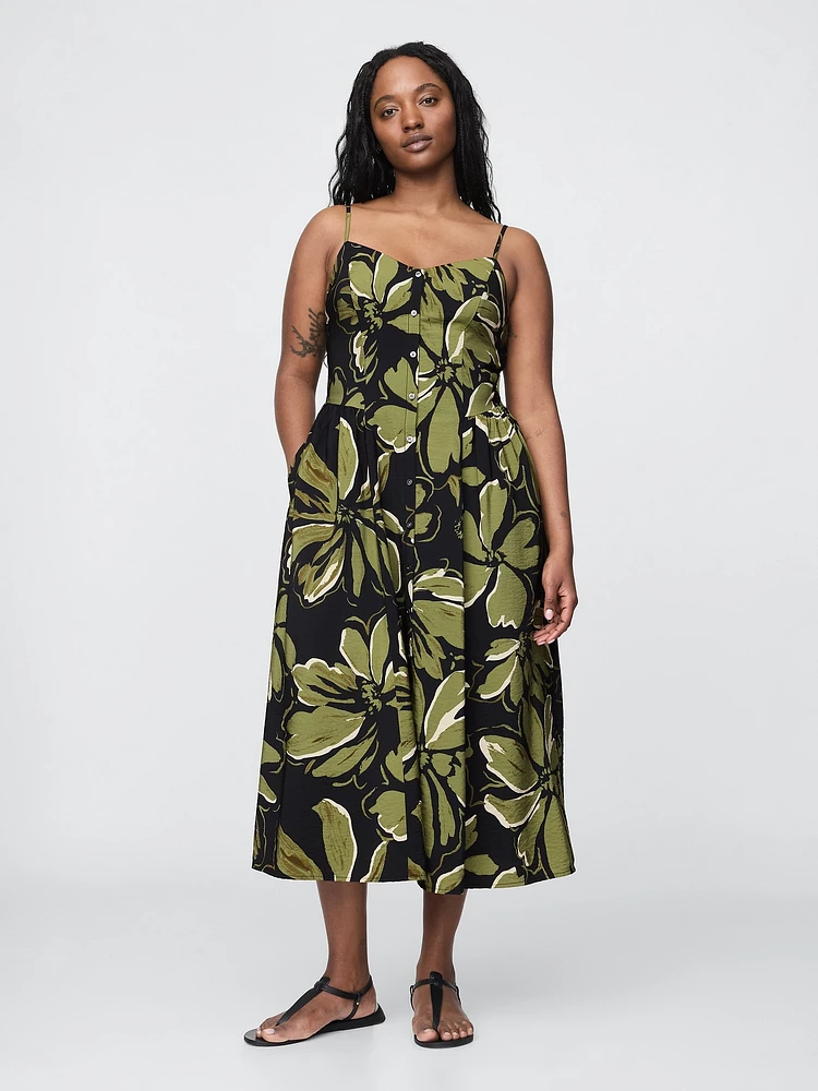 Floral V-Neck Maxi Dress