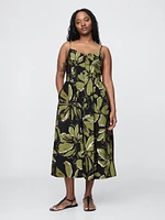 Floral V-Neck Maxi Dress