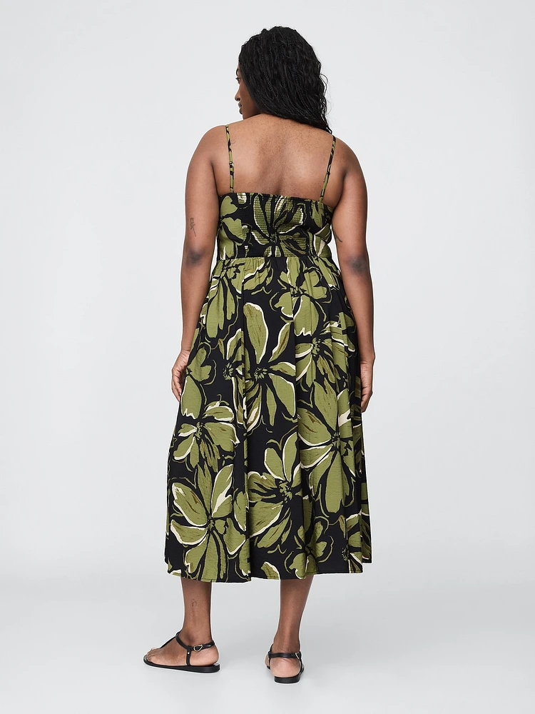 Floral V-Neck Maxi Dress