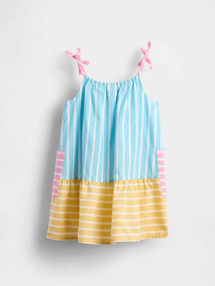 Baby & Toddler Poplin Mixed Stripe Dress
