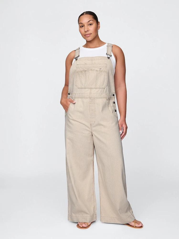 Denim Baggy Overalls