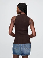 Rib Mockneck Tank Top