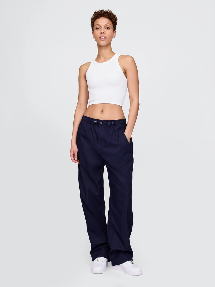 Pantalon ballon parachute en serg