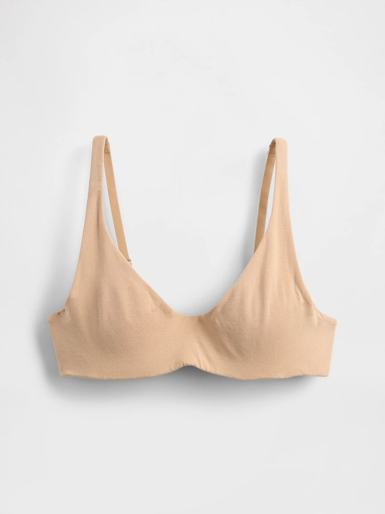 Organic Stretch Cotton Unlined Bra