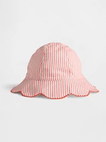 Baby & Toddler Scalloped Stripe Bucket Hat