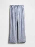 Linen-Blend PJ Pants