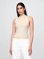 Mockneck Rib Tank Top