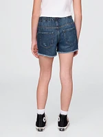 Kids Low Rise UltraSoft Stride Easy Denim Shorts