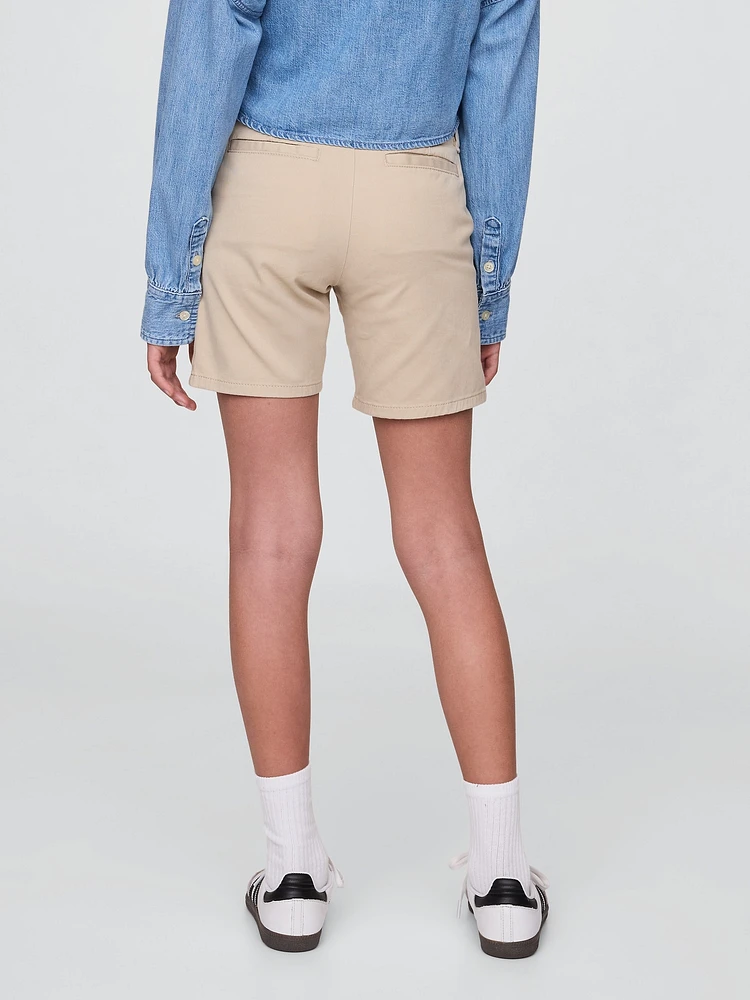 Kids Uniform Midi Shorts