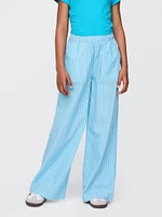 Kids Poplin Baggy Pants