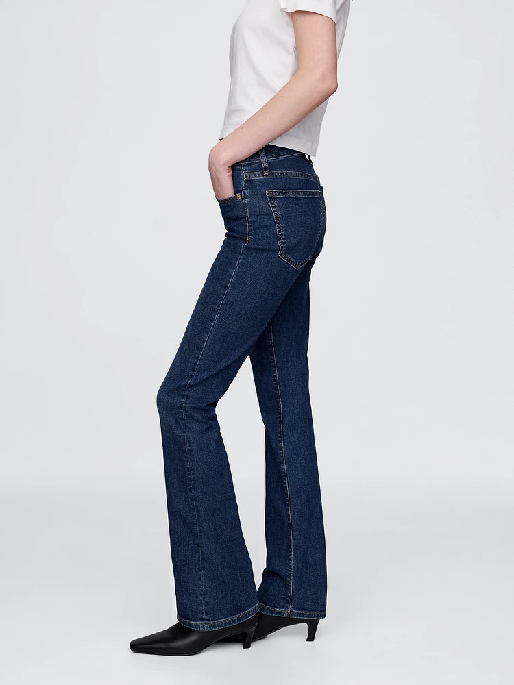 Mid Rise Baby Boot Jeans