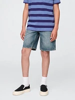 Kids UltraSoft '90s Loose Denim Carpenter Shorts