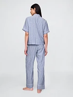 Linen-Blend PJ Pants