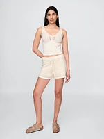 Crochet Cropped Sweater Tank Top