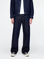 Jean coupe ample années 90 en denim Douceur suprême