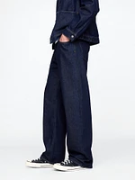 Jean coupe ample années 90 en denim Douceur suprême