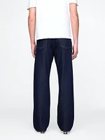 Jean coupe ample années 90 en denim Douceur suprême