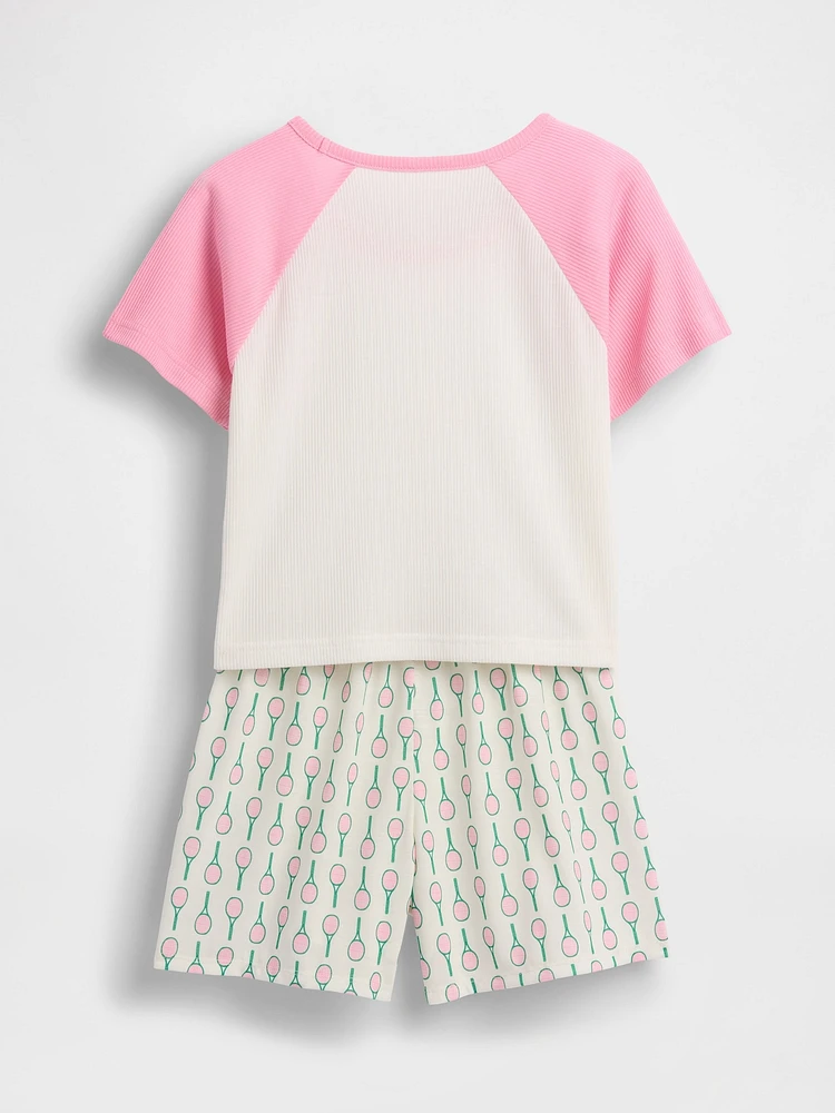 Gap × Kids Recycled PJ Short Set