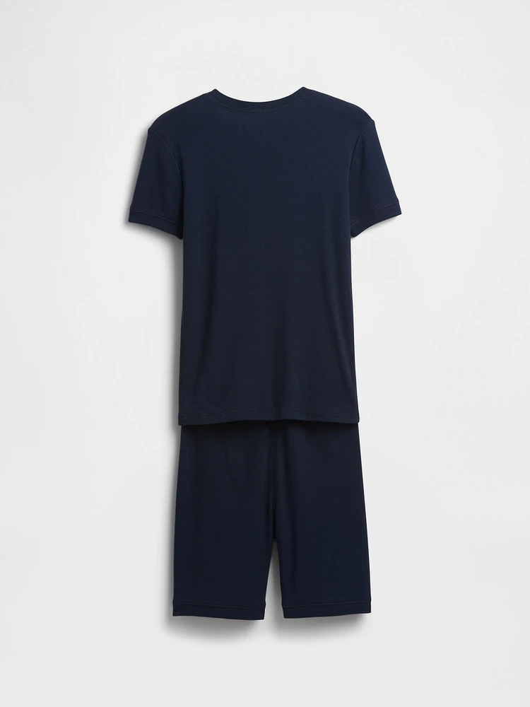 Kids Organic Brushed Cotton PJ Set