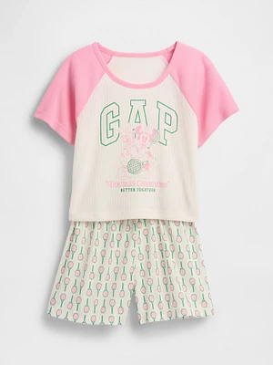 Gap × Kids Recycled PJ Short Set
