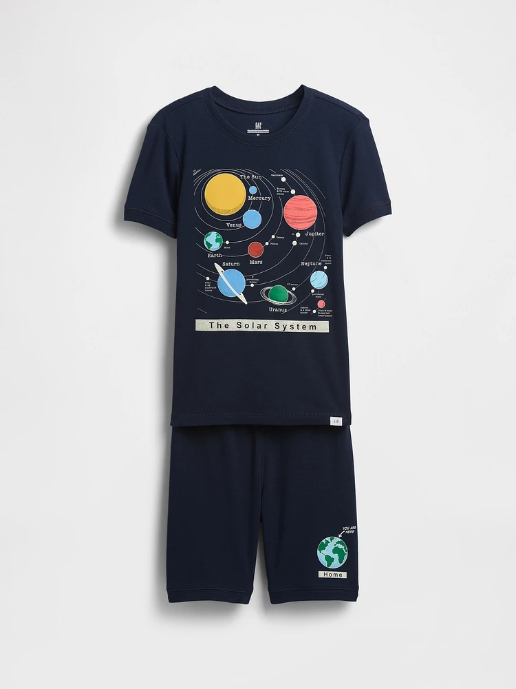 Kids Organic Brushed Cotton PJ Set