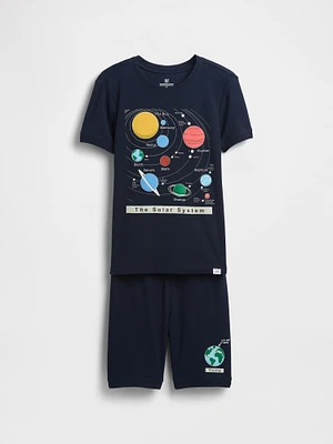 Kids Organic Brushed Cotton PJ Set