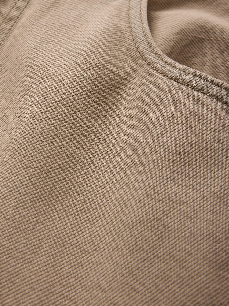 Jean coupe ample années en denim Douceur suprême