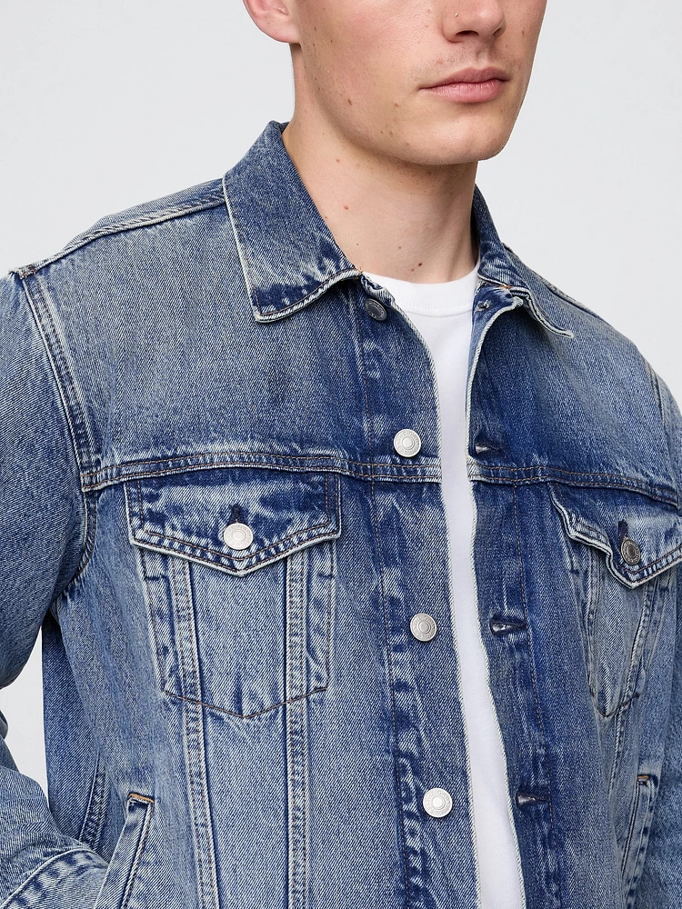 Veste en denim emblématique classique