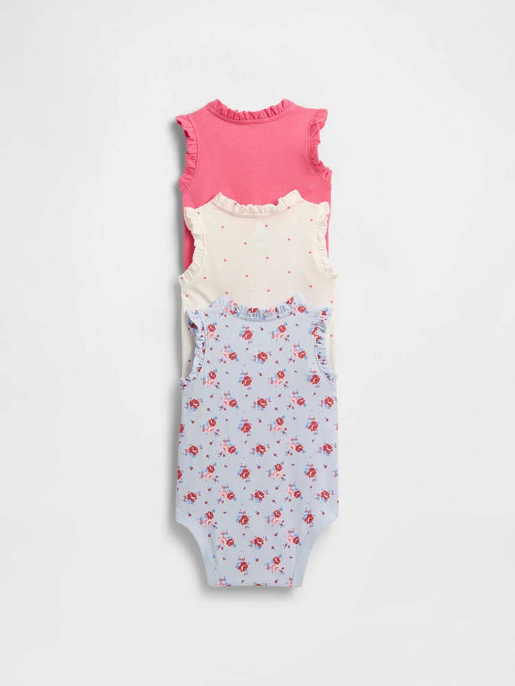 Baby First Favorites Organic Cotton Ruffle Bodysuit