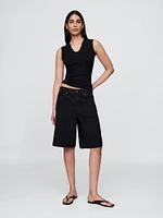 Sheer Modern Rib Tank Top
