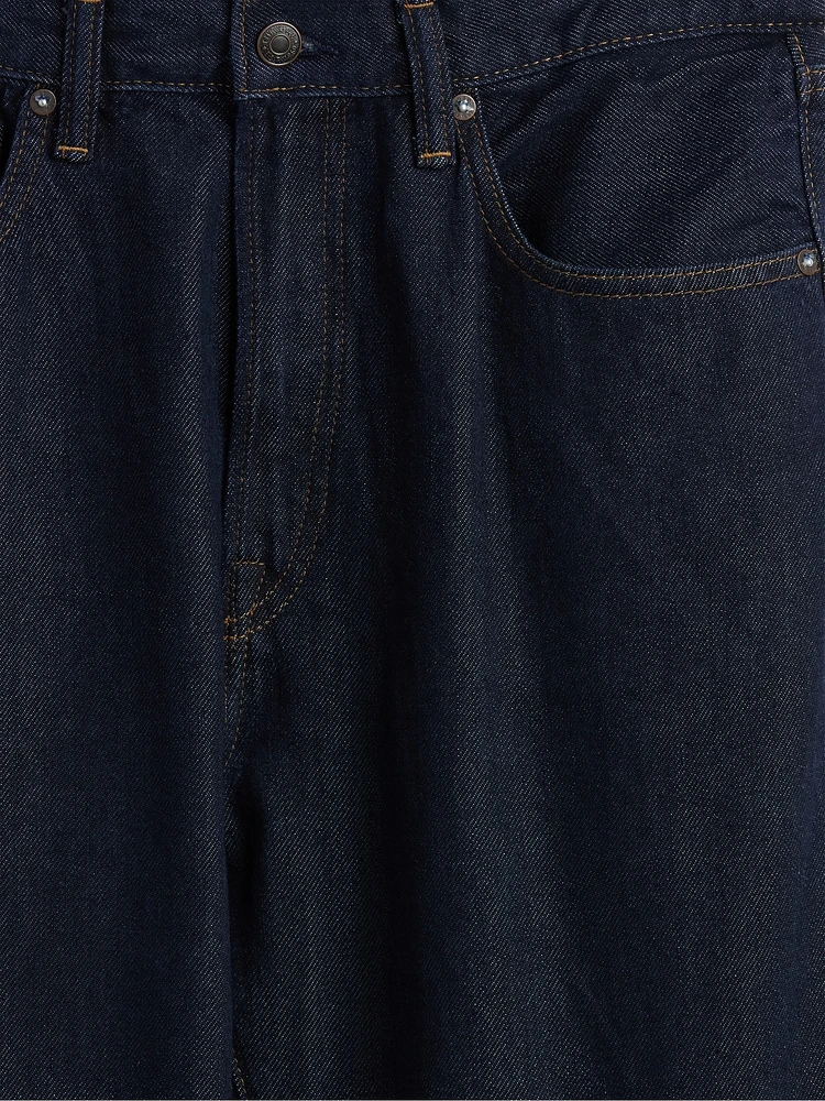 Jean coupe ample années 90 en denim Douceur suprême