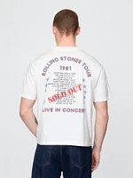 T-shirt à imprimé Rolling Stones