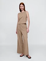 Heavyweight Organic Cotton Wide-Leg Pants