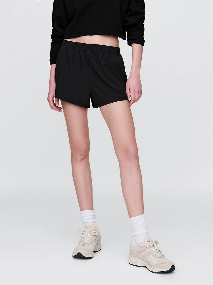 GapFit Mid Rise Running Shorts