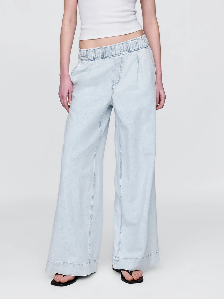 Mid Rise UltraSoft Easy Baggy Jeans