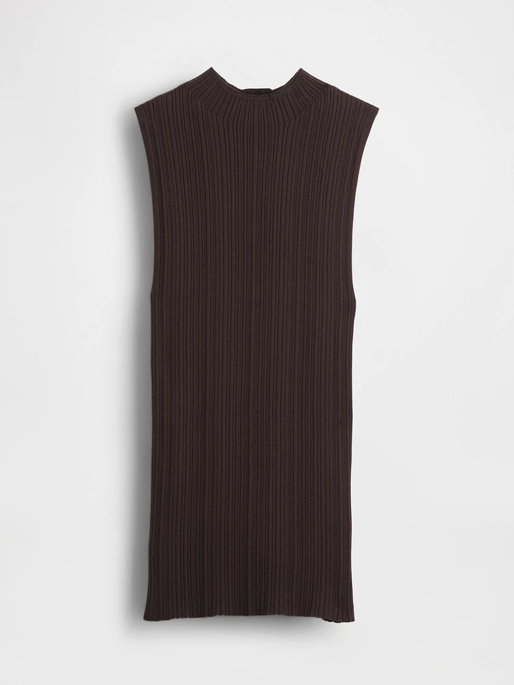 Rib Mockneck Tank Top